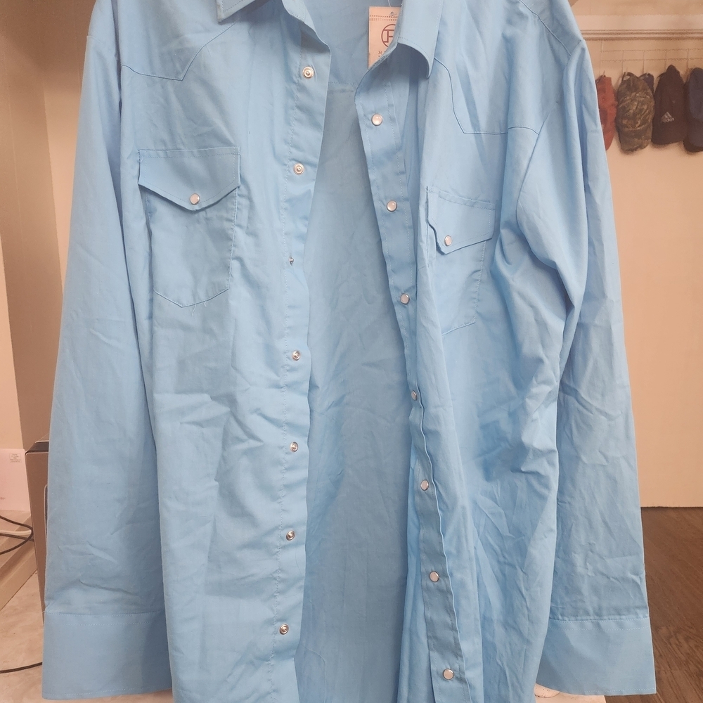 Roper Sky Blue Shirt